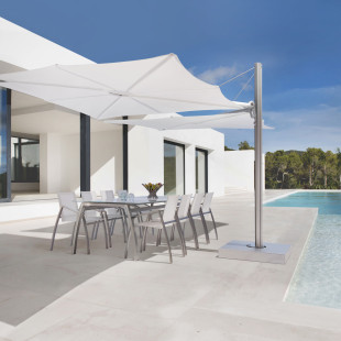 Cantilever umbrella Duo Spectra Natural HR