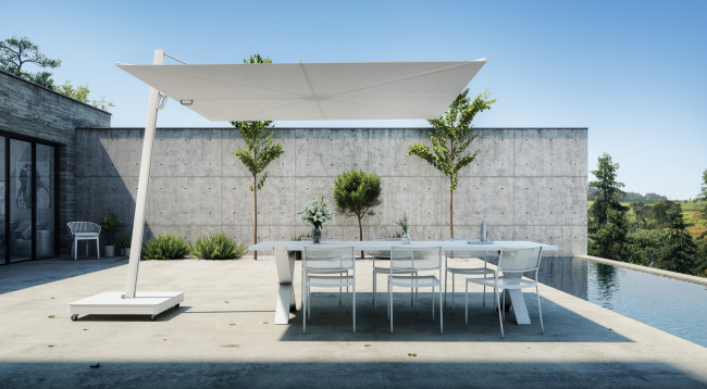 Versa UX cantilever umbrella Architecture HR